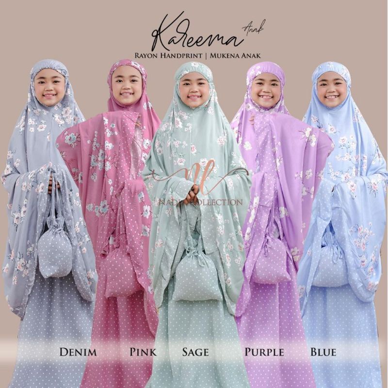 Mukena Anak Kareema Mukena Nadia Collection