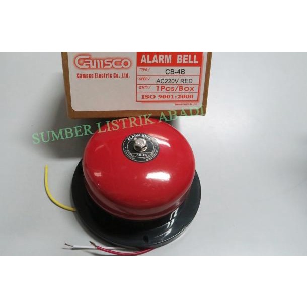 Jual Camsco Alarm Bell CB4B 10cm (Bel Sekolah, Bel Pabrik) Shopee