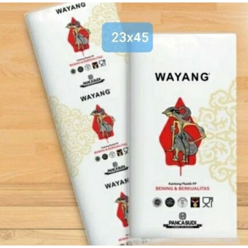 PLASTIK PP WAYANG 23X45