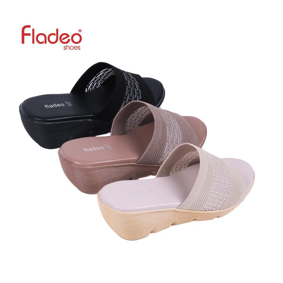 Fladeo D21/LDJ321-2RV/Sandal Wedges Wanita [ Wedges Sandals ] 0O8