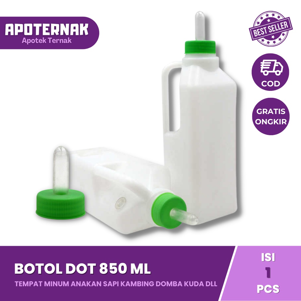 DOT KAMBING SAPI TRANSPARAN 850 mL SAPI KAMBING DOMBA KUDA | Apoternak