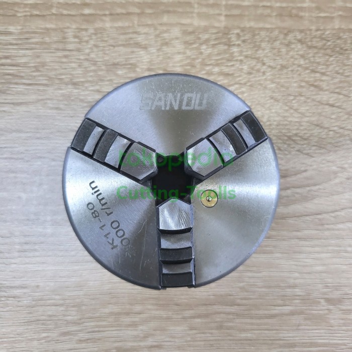 Chuck Bubut 3In Claw Bubut 3 Jaw Catok Bubut 3 Inchi Klaw Bubut 80Mm