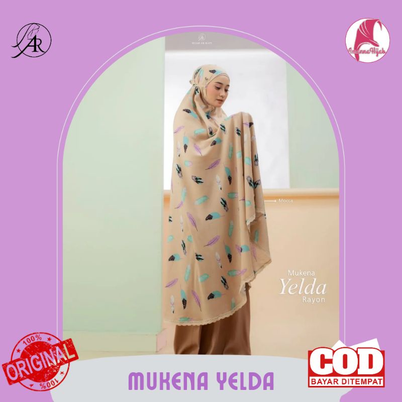 AR RAFI ✓ Mukena Yelda // Mukena Rayon Motif Mukena Bali Mukena Rayon Dewasa ORI by AR RAFI