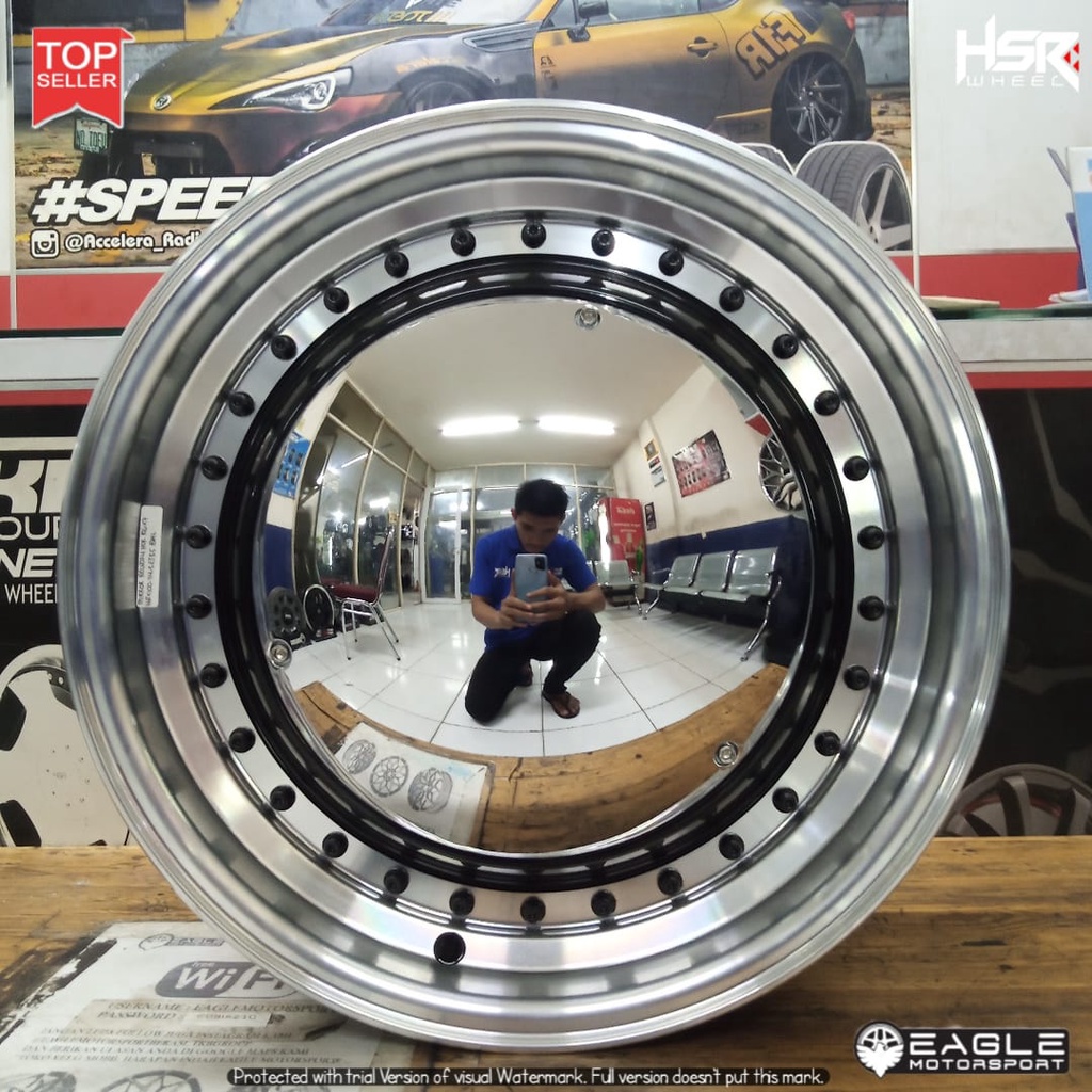VELG MOBIL R16 RING 16 ORIGINAL HSR MIRROR REW024 VELG MOBIL AVANZA XENIA VIOS LANCER