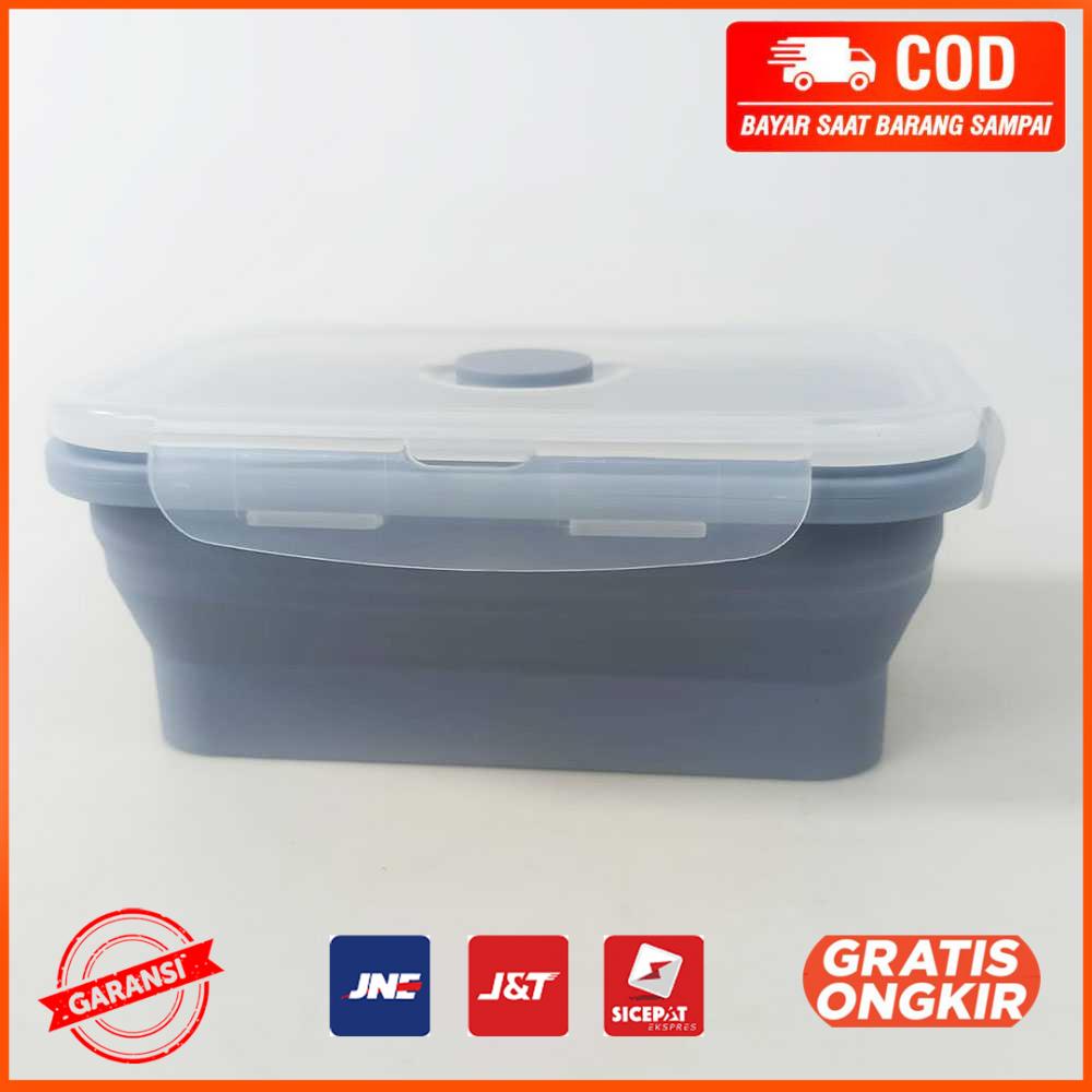 Kotak Makan Foldable Healthy Bento Lunch Box Eco Friendly 550ml ACB55