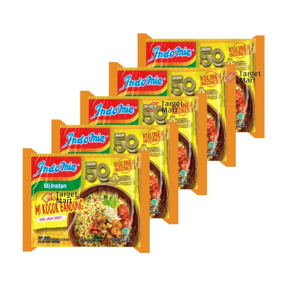 

5PCS Indomie Kuliner Indonesia Mi Kocok Bandung