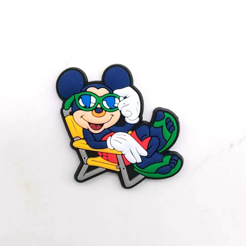 Charms Pin Jibbitz Crocs Bentuk Kartun Mickey Donald Duck Untuk Aksesoris Dekorasi Sandal