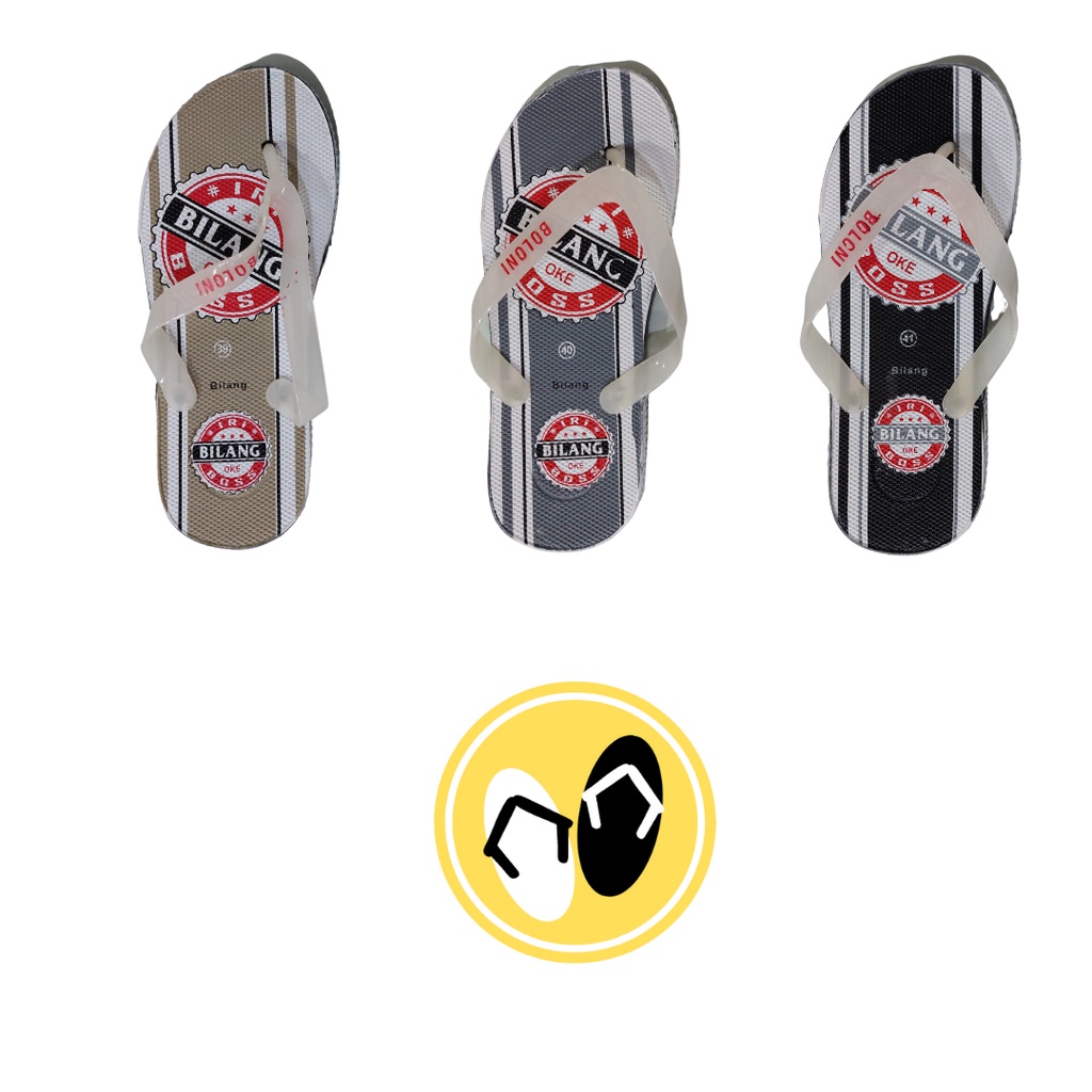 Grosir Sandal Jepit Pria Boloni Bumper Bilang TERMURAH