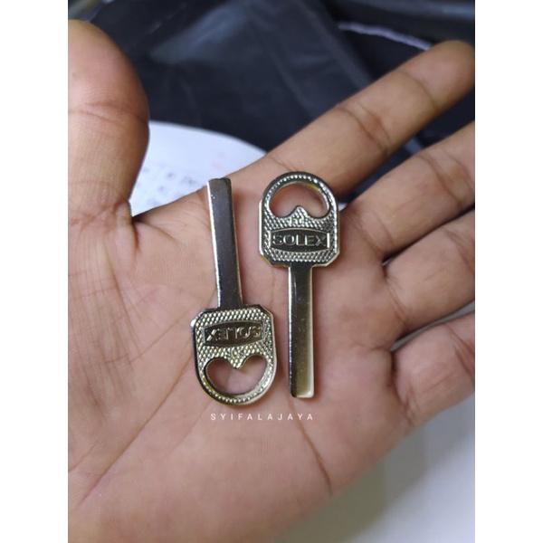 bahan kunci gembok solex / abloy