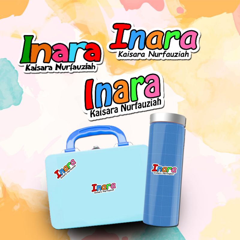 

STICKER LABEL NAMA ANAK WATERPROOF