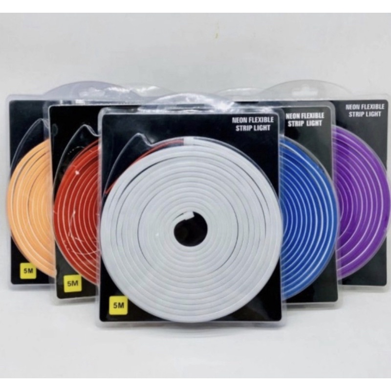 Led Strip Neon Flex Flexible 12V DC 5 Meter Neon Flex