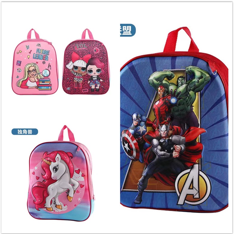 COD Tas Ransel Anak Karakter Bag Backpack Mini Motif Cartoon Cute  Import