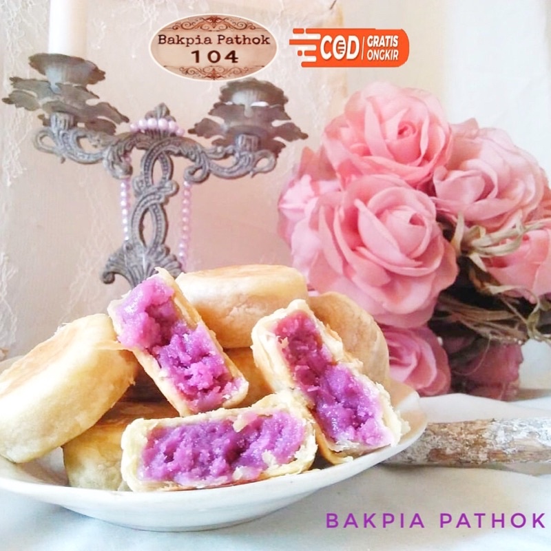 bakpia taro pathok 104 pia telo ungu