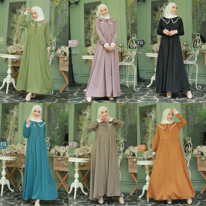 READY STOK AMARA DRESS BY NAYMA - LADY ZARA