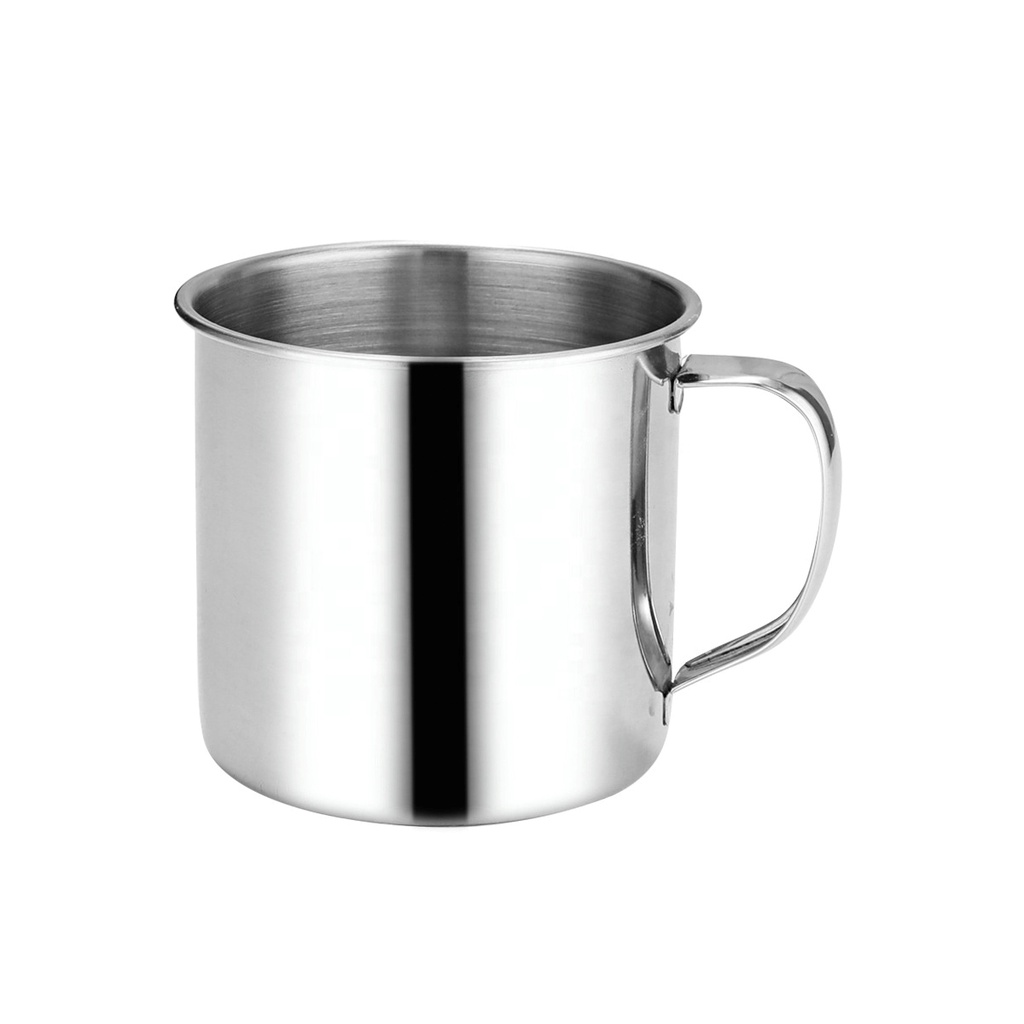 Cangkir Mug Mini Stainless 7cm 7 cm Gelas Cangkir Kopi Teh Cafe Tebal