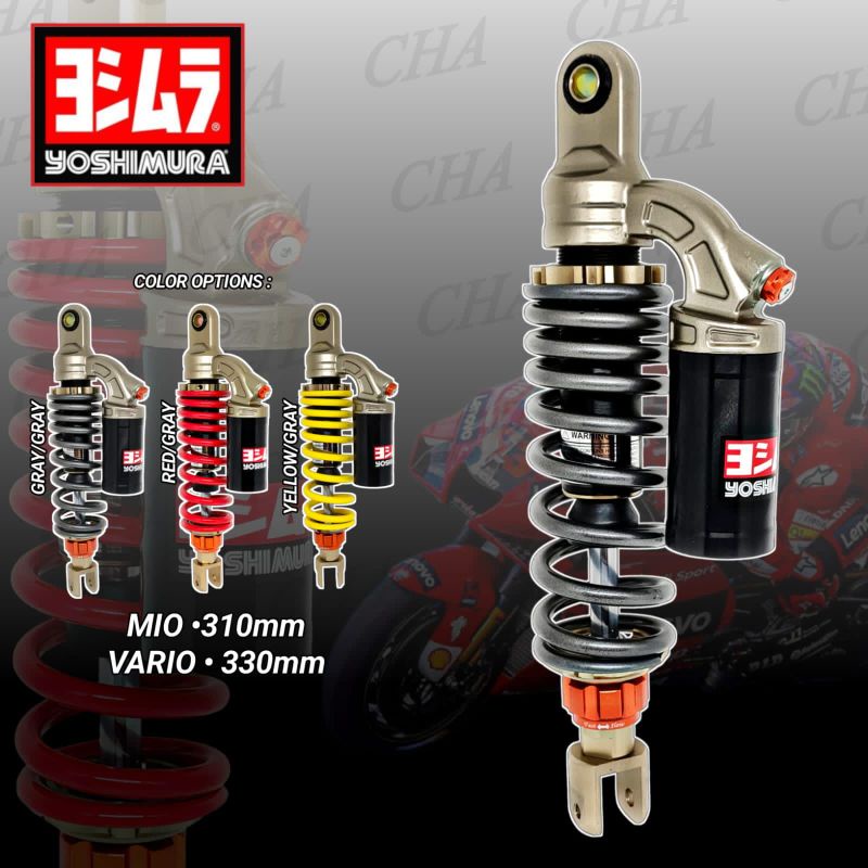 Shockbreaker Beat Vario Scoopy Model Ktc Evo Yoshimura ukuran 325mm/ Mio 300mm Model Ktc Evo