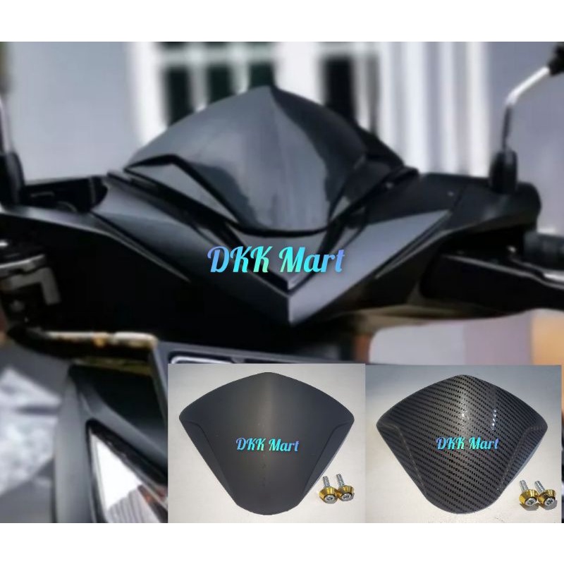 VISOR BEAT NEW DELUXE CARBON PLUS BAUT WINDSHIELD BEAT NEW DELUXE CARBON PLUS BAUT