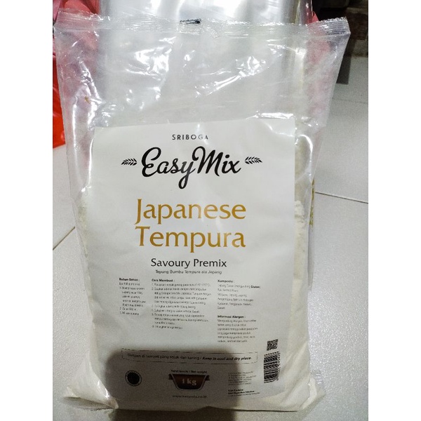 

SRIBOGA Easymix Japanese Tempura 1KG - Tepung Bumbu Tempura ala Jepang - Savoury Premix