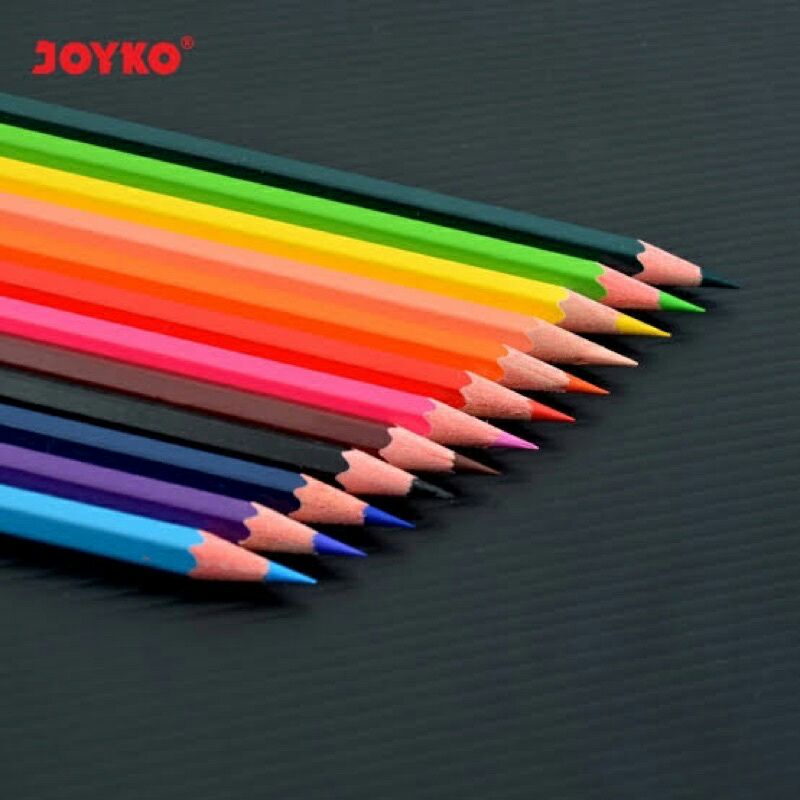 Pensil warna isi 12 pcs merek joyko CP-100