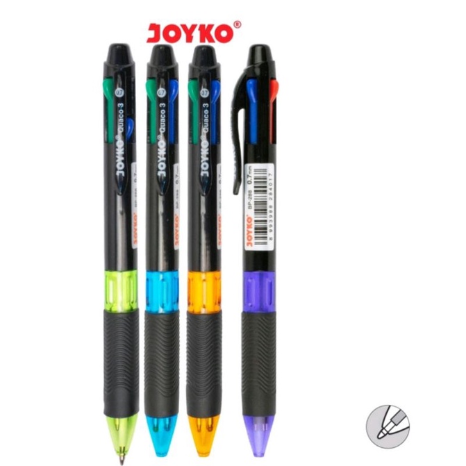 

Pulpen Bolpen Pen 4 Warna Joyko BP-213 / 288 Quaco