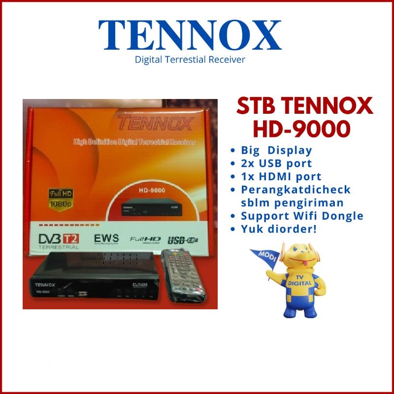 Set Top Box Tennox /STB TV Digital Tennox HD-9000