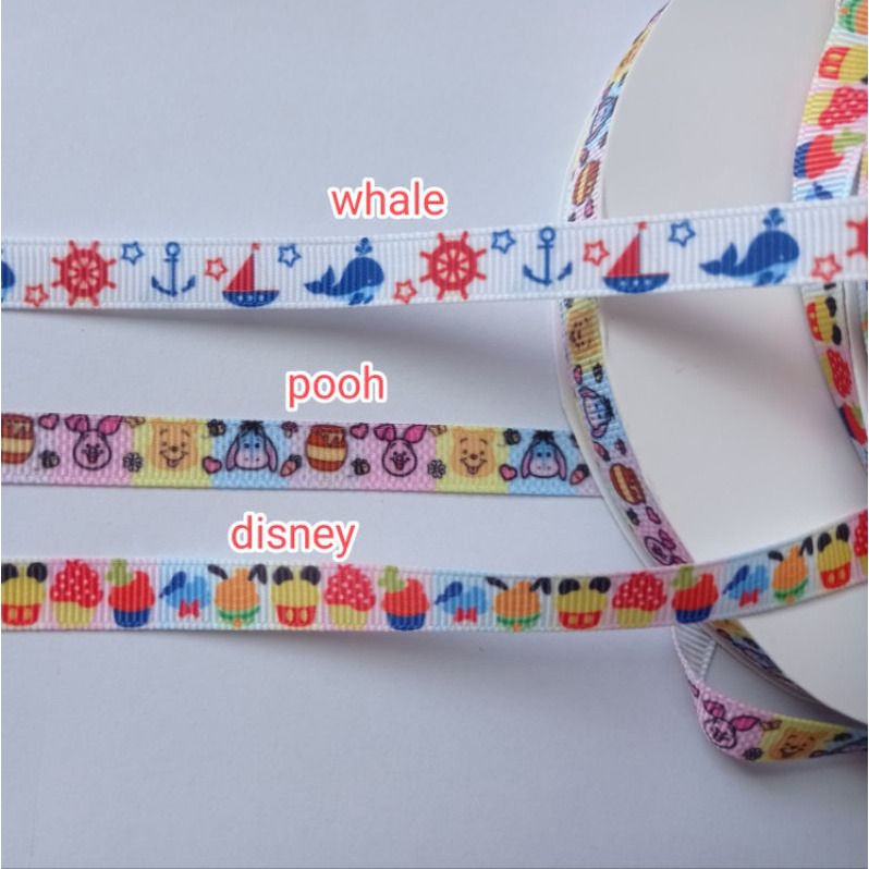

Pita Grosgrain 3/8" Whale - Pooh - Disney