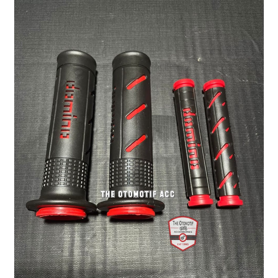 Handgrip Model Domino Sisik / Handfat Domino + Karet Handle Domino Sisik Universal