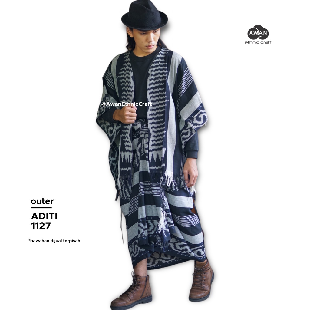 ADITI Outer Tenun Etnik Unisex by Awanethniccraft