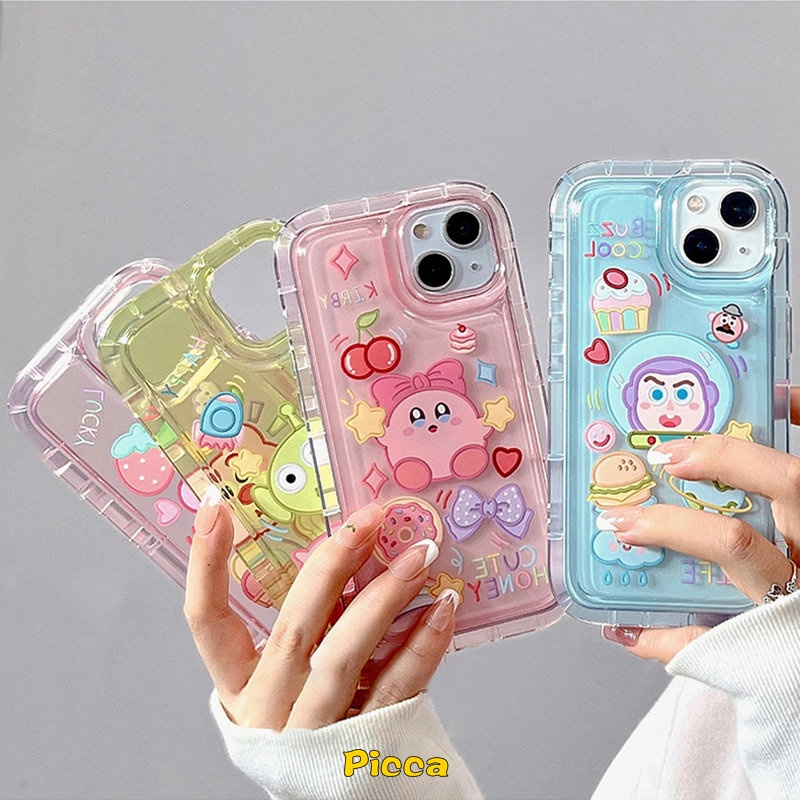 Soft Case TPU Transparan Motif Toy Story Buzz Lightyear Alien Untuk iPhone 11 14 13 12 Pro MAX 7 Plus XR 7 8 6 6S Plus X XS MAX