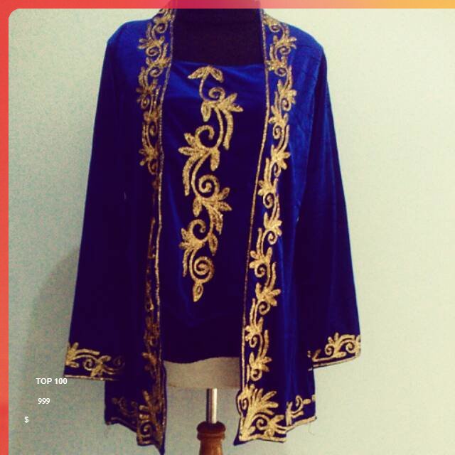 Kutubaru bludru jumbo Kebaya Bludru