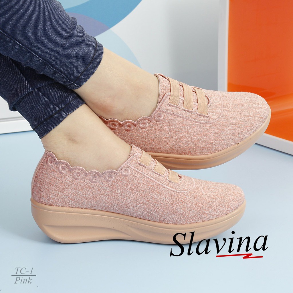 Ivony Seivona - TC-1 Sepatu Wedges Slavina