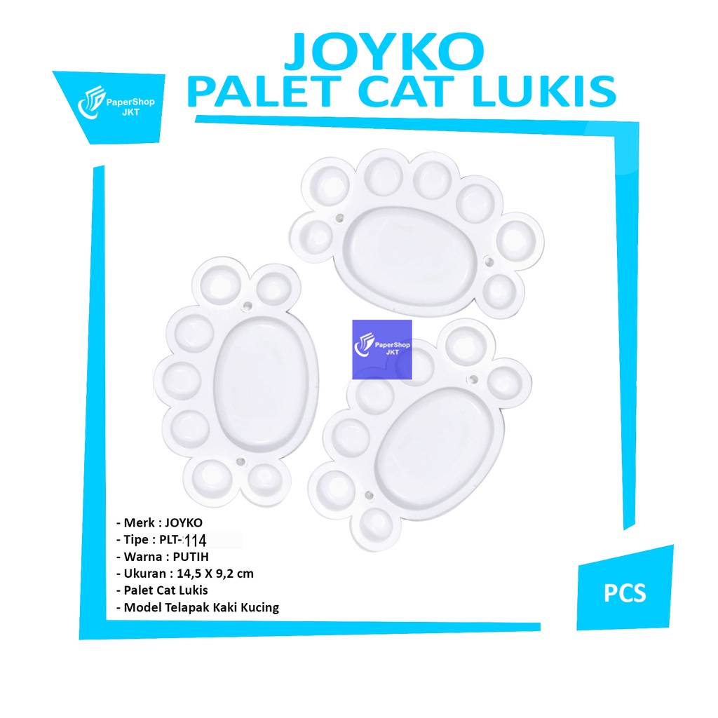 

JOYKO - Tempat Cat Color - Pallete Painting PLT-114 - Pcs