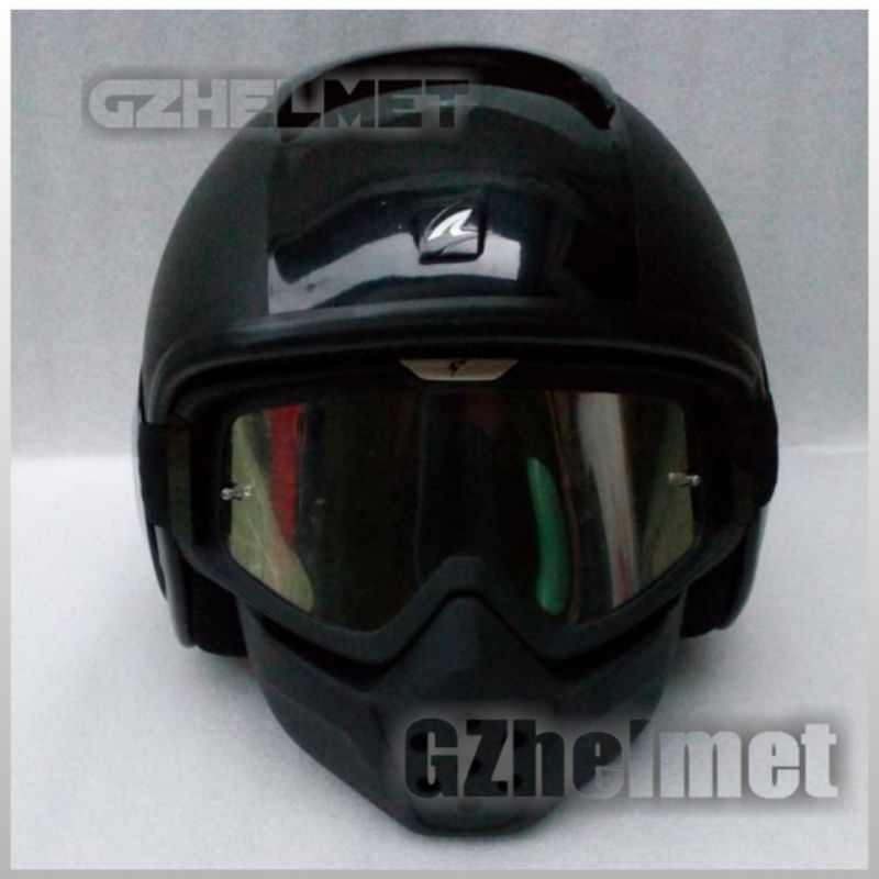 helm shark raw dual black