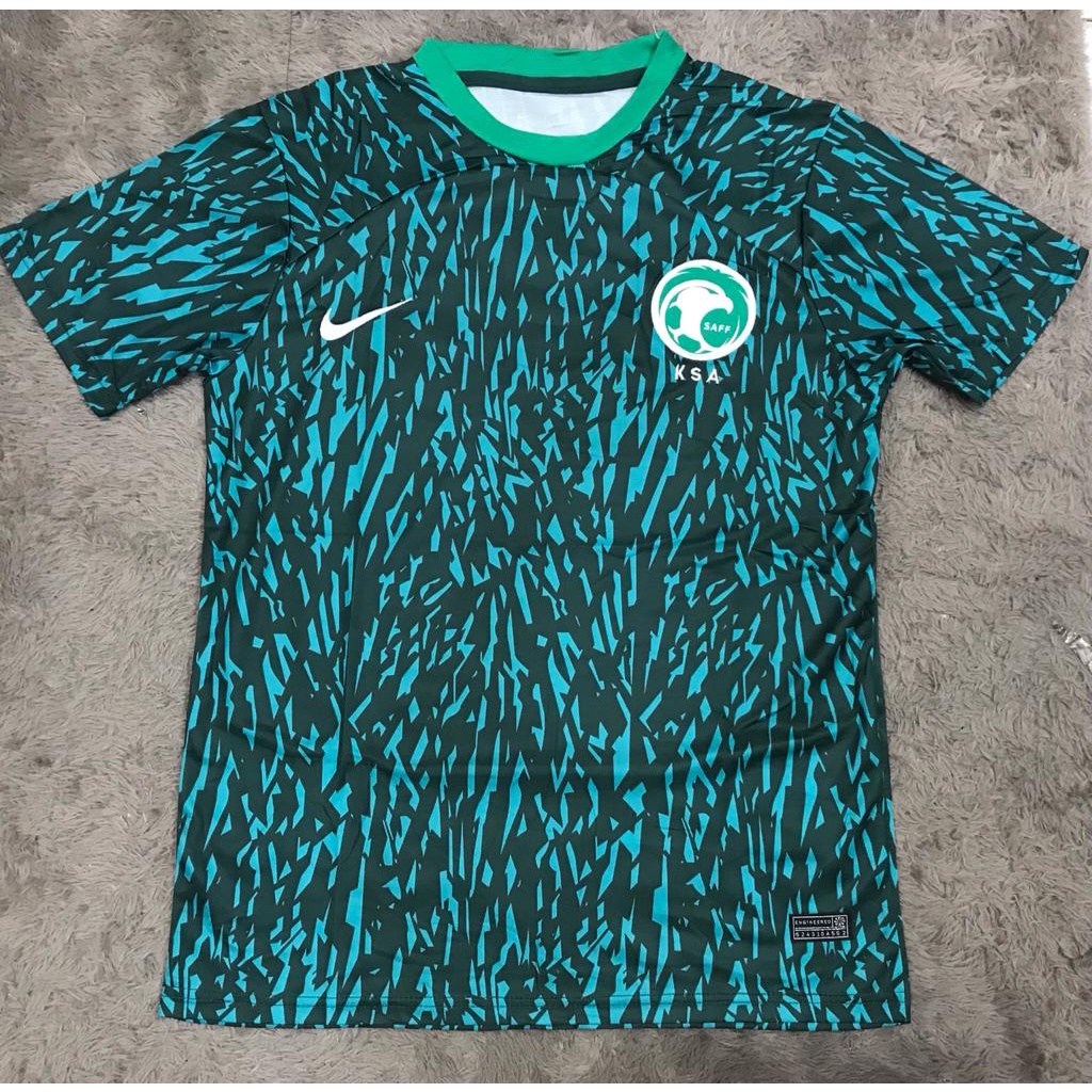 Jersey bola arab saudi away piala dunia 2022 - 2023 grade ori import