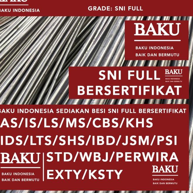 Besi 8 Polos SNI Full / Besi 8 Polos Full SNI / Besi Beton 8 Full SNI