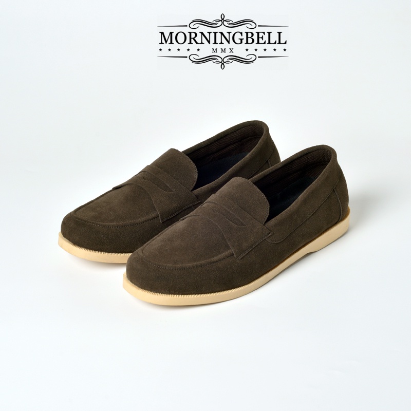 MORNINGBELL LOAFER - SEPATU PRIA SLIP ON /SEPATU LOAFER SUEDE / SEPATU CASUAL