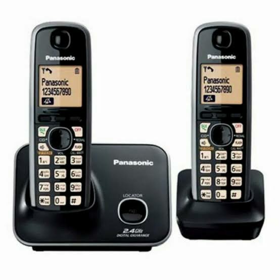 Telepon Wireless Panasonix KX-TG3712 Hitam