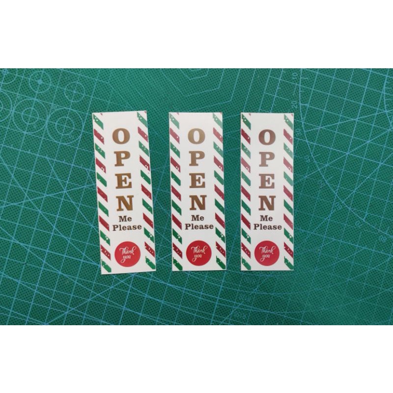 

sticker seal open me RG 40 pcs 9x3cm