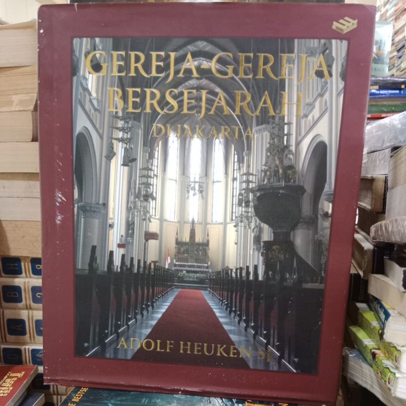 buku 100% original gereja-gereja bersejarah di Jakarta