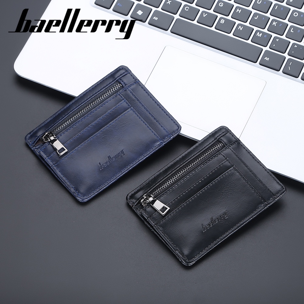 BAELLERRY K9295 Dompet Kartu Pria Bahan Kulit PU Leather Premium WATCHKITE WKOS