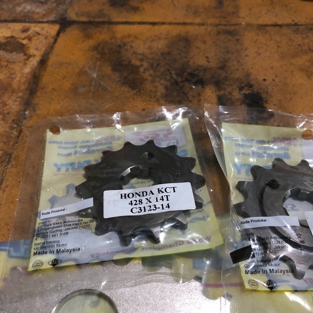 Gear Depan SSS 415 428 14 15 Honda Tiger KCT Gir Ger Depan Honda CB GL100 PROMAX MP Tiger SSS Triple