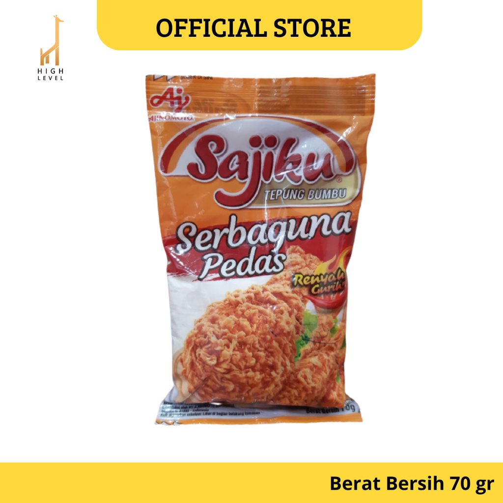 

Tepung Bumbu Sajiku Serbaguna Ayam Goreng crispy 70 gr