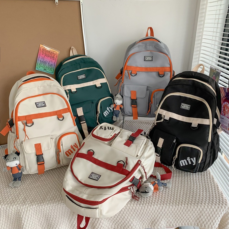 Mainland Tas Ransel Sekolah Pria Wanita Korean FashionTas Punggung  Daily Backpack TR410