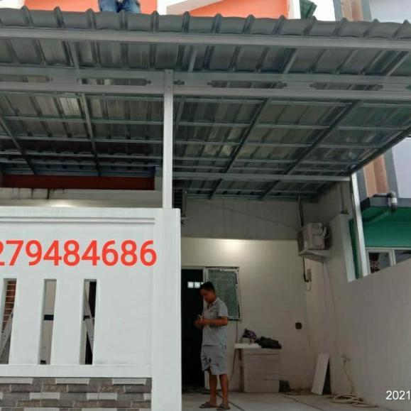 kanopi baja ringan atap spandek