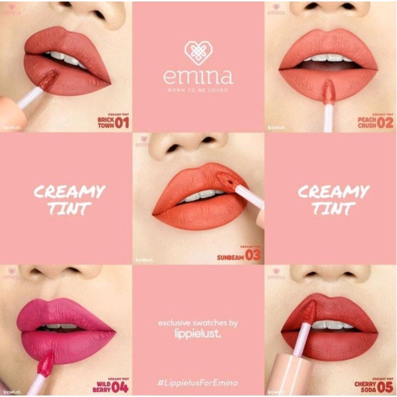 [NEW] Emina Creamy Lip Tint/Emina Creamy Tint/Emina Lip Creamy Tint