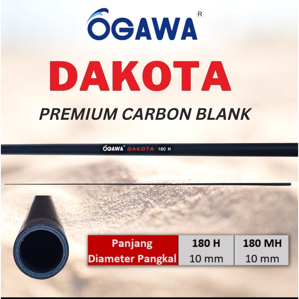 Bahan joran pancing ... blank tebal ogawa dakota 180