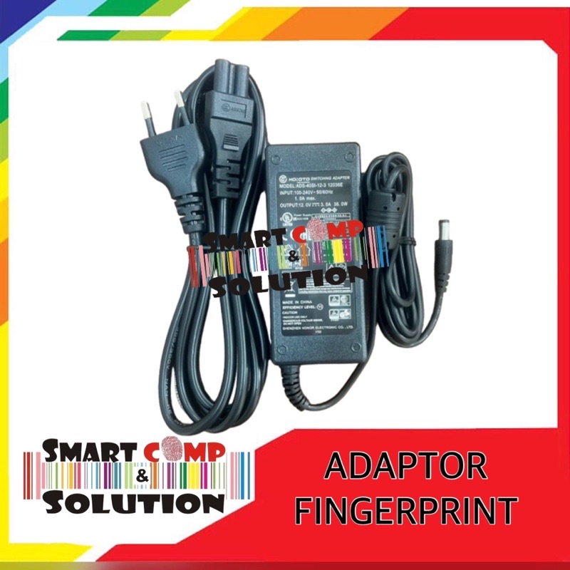 Universal Adaptor + Kabel Power 12V 3A For Fingerprint Solution Magic