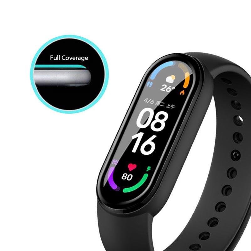 Anti Gores For Mi Band 7 Screen Protector Model 3D Curved  Xiaomi Smartband Bracellet M7 Screen Guard PMMA Protective Film A320