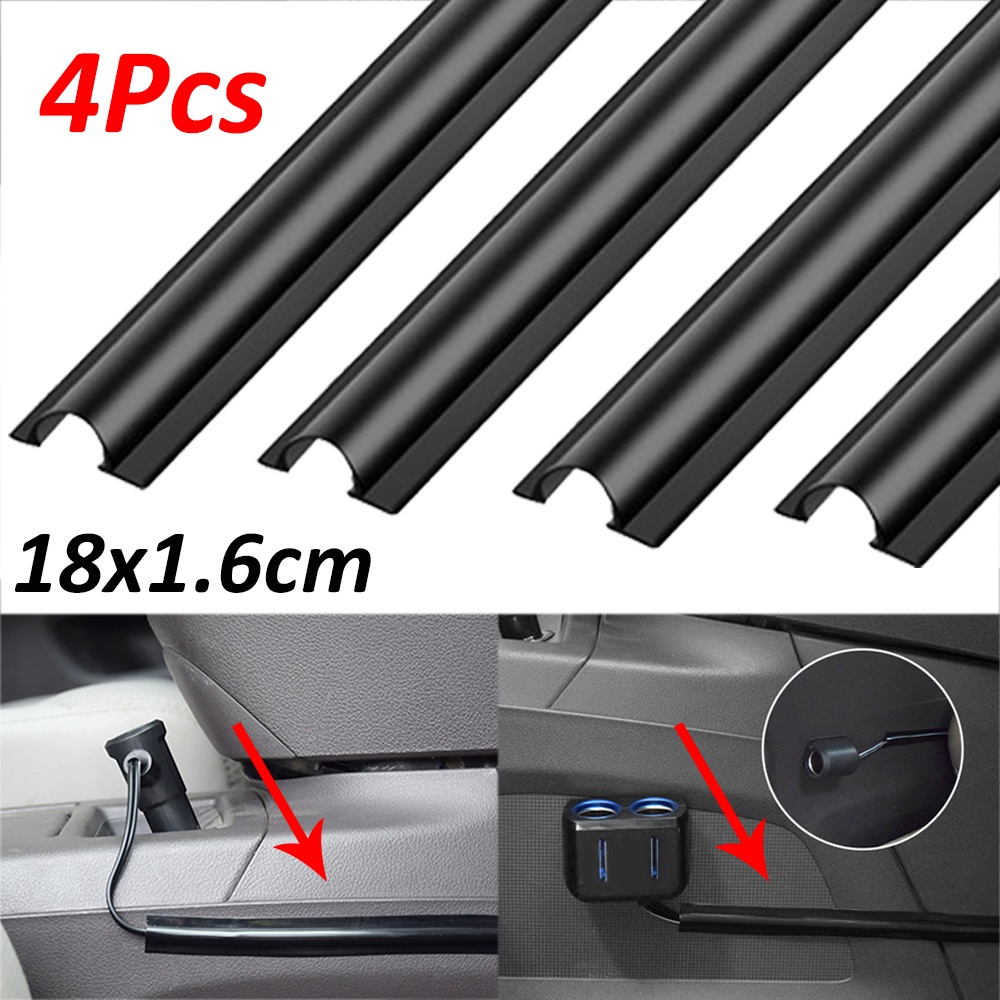 4 Pcs / set Klip Penutup Kabel Mobil Tersembunyi Universal