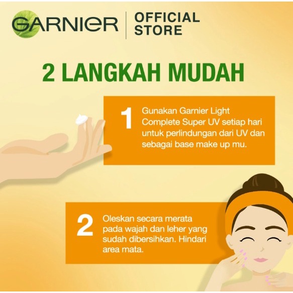 GARNIER RANGKAIAN SUPER UV ISI SERUM 30ML+SUNSCREEN MATTE 30ML+KRIM SERUM 50ML+MASKER30ML